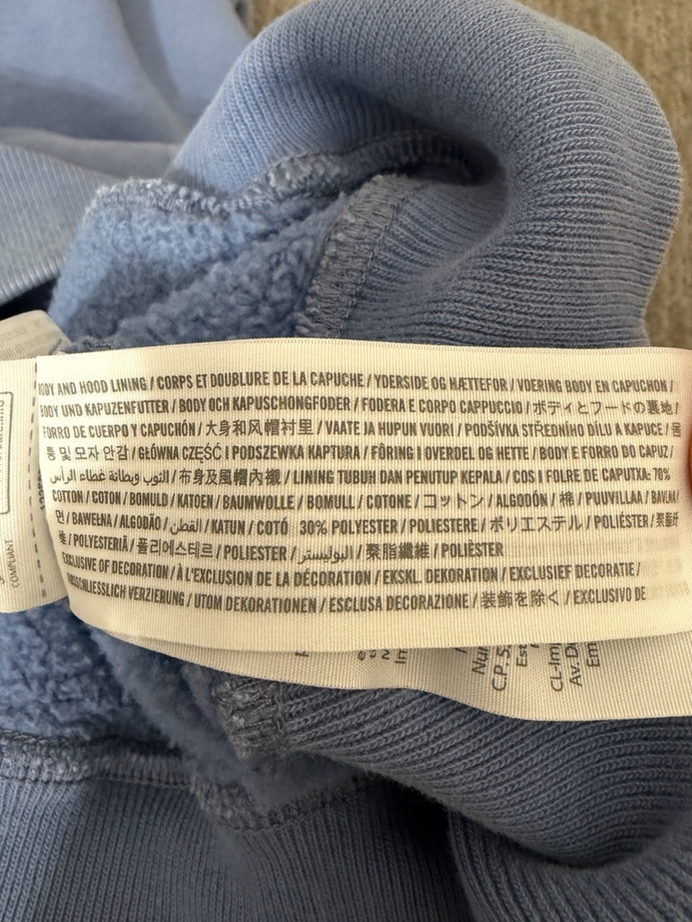 Abercrombie & Fitch Essential Popover Hoodie, Size L - Picture 5 of 5